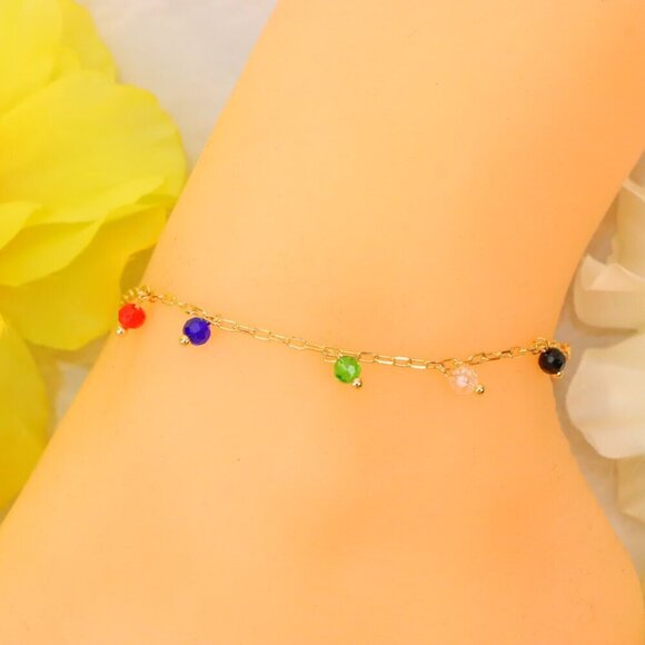 Minimalist Anklet, Sleek & Modern Design, Women’s Fashion, YC110354-A - Picture 1 of 10
